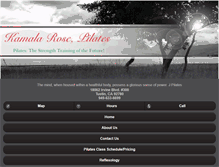 Tablet Screenshot of kamalarosepilates.com